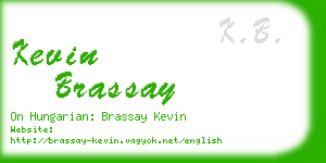 kevin brassay business card